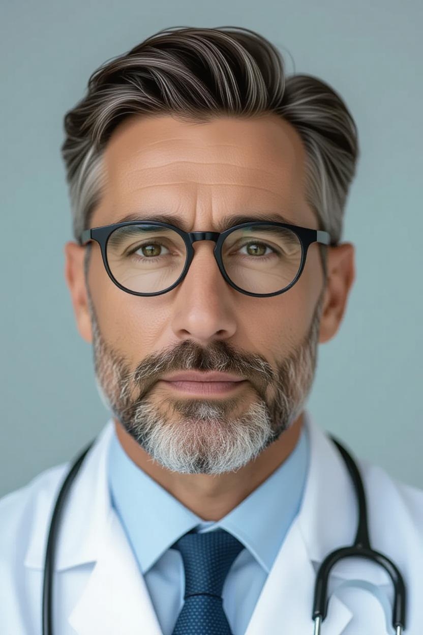 Doctor and admin team